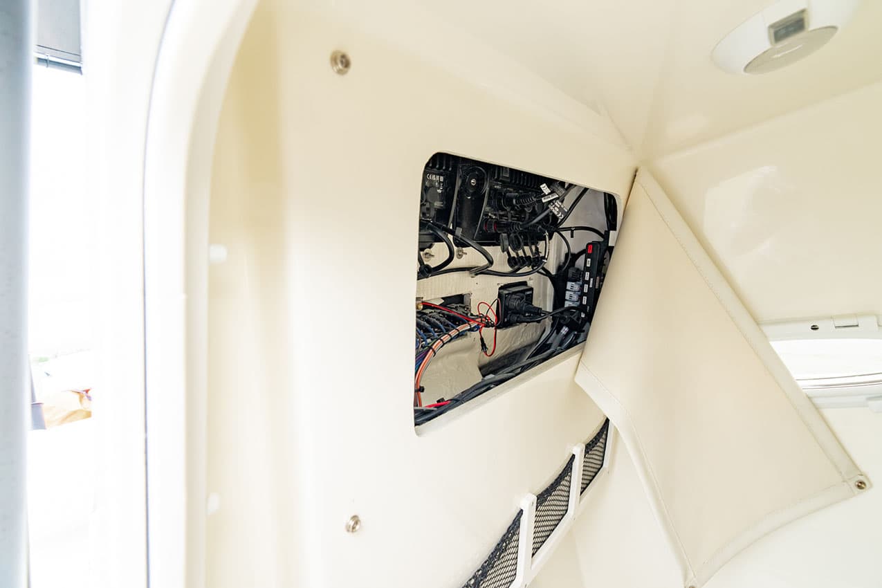 Electronics Access Panel on Pathfinder 2600 TRS.